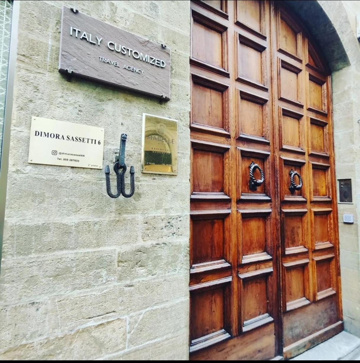 B&B Dimora Sassetti 6 Florenţa Exterior foto